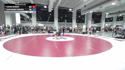 U17 FS - 60 lbs Cons. Round 9 - Liston Seibert, Ohio vs Alexander Denkins, Perrysburg Wrestling Club