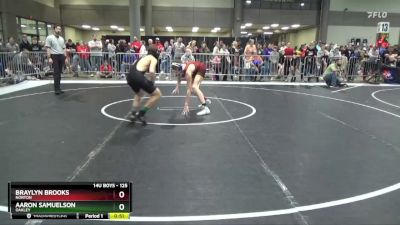 125 lbs Cons. Round 2 - Braylyn Brooks, Norton vs Aaron Samuelson, Oakley