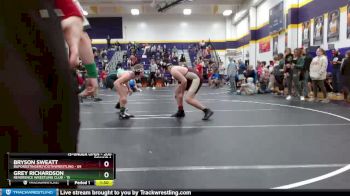 200 lbs Round 1 - Bryson Sweatt, BufordStingersYouthWrestling vs Grey Richardson, Reverence Wrestling Club