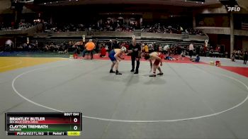 155 lbs Quarterfinal - Clayton Trembath, Hastings vs Brantley Butler, BEA (Blue Earth Area)