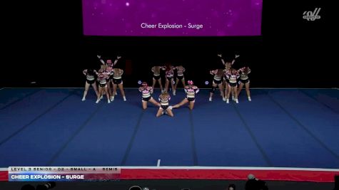 Cheer Explosion - Surge [2026 L3 Senior - D2 - Small - A Semis] 2026 The D2 Summit