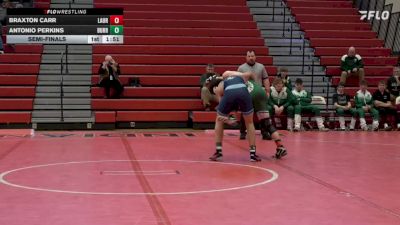 160 lbs Semifinal - Braxton Carr, Laurel vs Antonio Perkins, Burrell