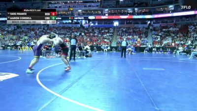 1A-190 lbs Champ. Round 1 - Tate Frantz, West Branch vs Aaron Cordell, Logan-Magnolia