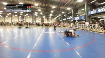 160 lbs Consi Of 64 #2 - Brayden Woods, AK vs Nicholas Hernandez, CA