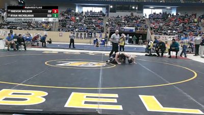 120 lbs Cons. Round 1 - Trevor Wilson, Pleasure Ridge Park vs Ryan Nickelman, Highlands
