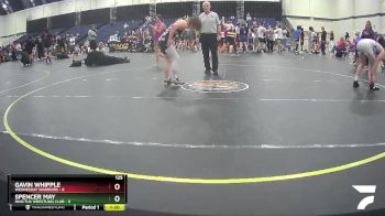 125 lbs Finals (8 Team) - Spencer May, Invictus Wrestling Club vs Gavin Whipple, Wednesday Warriors