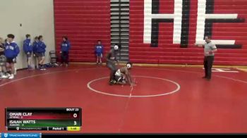 138 lbs Placement - Isaiah Watts, Auburn vs Omari Clay, Athens