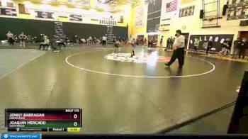 132 lbs Cons. Round 2 - Joaquin Mercado, Southridge vs Jonny Barragan, Eisenhower