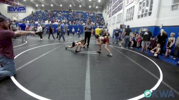 78 lbs Rr Rnd 3 - Sophia Walton, Perry Wrestling Academy vs Grayson Hazen, Woodland Wrestling Club