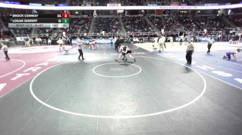 II-157 lbs Cons. Semi - Logan Sheriff, Southern Hills vs Brock Conway, Seaford