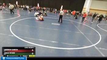 100 lbs Cons. Round 2 - Drew Ryder, WI vs Andrew Garcia, KS