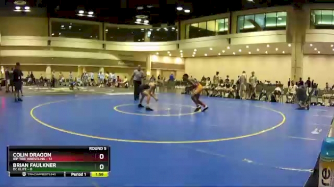 120 lbs Round 5 (10 Team) - Colin Dragon, Rip Tide Wrestling vs Brian ...