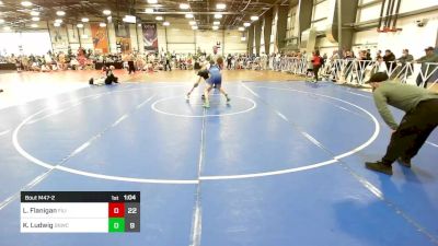 145 lbs Rr Rnd 2 - Liam Flanigan, Filipe Trained Wrestling Academy vs Karl Ludwig, GNWC Blue