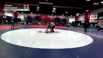 150 lbs Cons. Round 2 - Ilia Bekh, Mission Viejo vs Vincent Gonzalez, La Serna