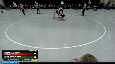 157 lbs Cons. Round 2 - Lucas Plunkett, Colorado vs Ryan Armbruster, Colorado