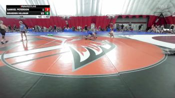 126 lbs Quarters & Wb (16 Team) - Samuel Peterson, Lena/Bonduel vs Braeden Hillman, Waverly-Shell Rock