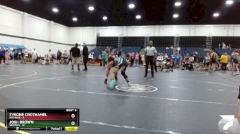 130 lbs Round 3 (4 Team) - Josh Brown, Reapers vs Tyrone Crothamel, Bad Bass