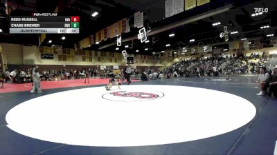 56 lbs Quarterfinal - Reed Russell, Unattached vs Chase Brewer, Swarm Wrestling Club