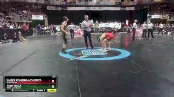 4A 114 lbs Cons. Round 2 - James Romero-Montoya, Robertson vs Toby Baca, West Las Vegas