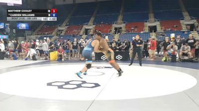 285 lbs Champ. Rd Of 16 - Matthew Cooley, California vs Camden Williams, Indiana