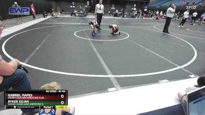 61-64 lbs Quarterfinal - Gabriel Mapes, Ogden`s Outlaws Wrestling Club vs Ryker Kilian, Kansas Young Guns Wrestling Cl