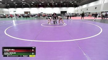 135 lbs Cons. Round 3 - Karli Sickles, Frontenac HS vs Marley Hill, Willard