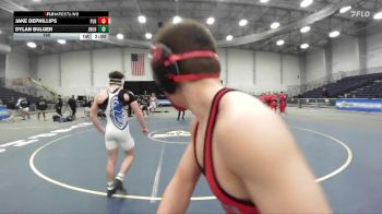 160 lbs Finals (4 Team) - Dylan Bulger, John H Glenn HS vs Jake Dephillips, Plainedge