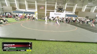 132-138 lbs Quarterfinal - Jadyn Jackson, Kuna Klub vs Jesalyn Blair, Thermopolis WC