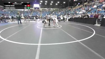 138 lbs Cons. Round 2 - Austin Ross, Spring Hill HS vs Owen Newell, Wichita-Bishop Carrol