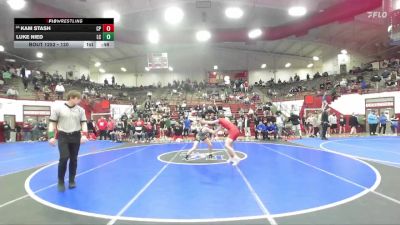 120 lbs Champ. Round 3 - Kam Stash, Crown Point vs Luke Nied, Lake Central