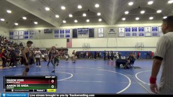 138 lbs Quarterfinal - Mason Voss, Murrieta Mesa vs Aaron De Anda, Downey