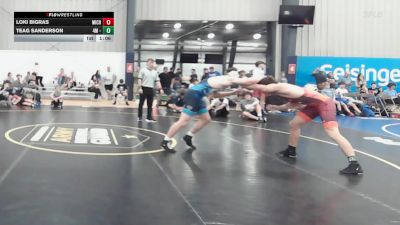 175 lbs Rr Rnd 4 - Loki Bigras, Michigan Premier Red - BHS vs Teag Sanderson, 4M - BHS