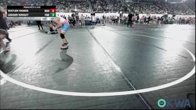 90 lbs Consi Of 8 #2 - Waylen Higbee, Morrison Takedown Club vs Ledger Wright, Powerhouse