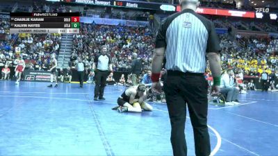 2A-138 lbs Champ. Round 1 - Kalvin Hayes, Atlantic vs Charlie Karam, Solon