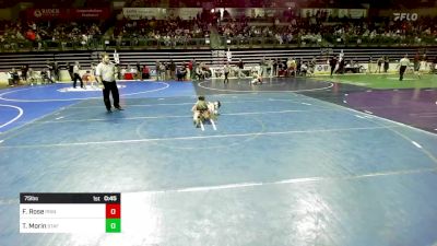 75 lbs Round Of 16 - Forest Rose, Princeton vs Tyler Morin, Stafford