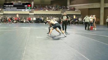 145 Championship Bracket Champ. Round 3 - Caden Borgen, St. Francis vs Leo Beyer, Zumbrota-Mazeppa