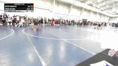 215 lbs Cons. Round 7 - Crew McGee, Mountain View vs Steve Mencos, Ogden