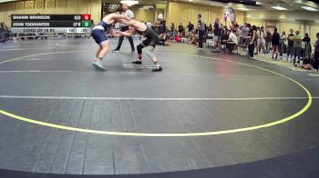 120 lbs Consi Of 16 #2 - Shawn Brunson, Gilbert WC vs John Todhunter, CP Wrestling