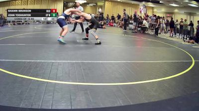 120 lbs Consi Of 16 #2 - Shawn Brunson, Gilbert WC vs John Todhunter, CP Wrestling