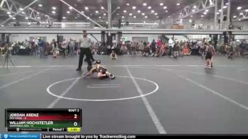 52 lbs Round 1 (4 Team) - Jordan Arenz, Red Hawk vs William Hochstetler, Warhawks Red