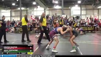 107 lbs Semis & 1st Wrestleback (8 Team) - Colton Shaffer, Team Iowa Red vs Nicky Giacalone, Fight Club