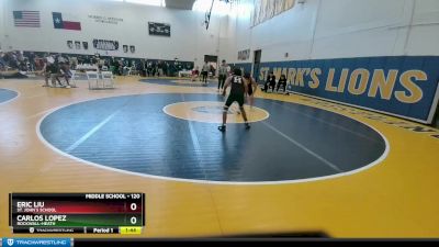 120 lbs Cons. Round 5 - Eric Liu, St. John`s School vs Carlos Lopez, Rockwall-Heath