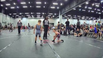 44 lbs Round 3 (8 Team) - Chandler Pounds, GA United Blue vs Israel Weinreich, Level Up Wrestling