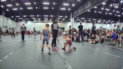 44 lbs Round 3 (8 Team) - Chandler Pounds, GA United Blue vs Israel Weinreich, Level Up Wrestling