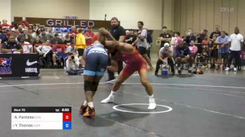 70 kg Quarters - Alec Pantaleo, CKWC/ TMWC vs Yahya Thomas, NJRTC/ TMWC