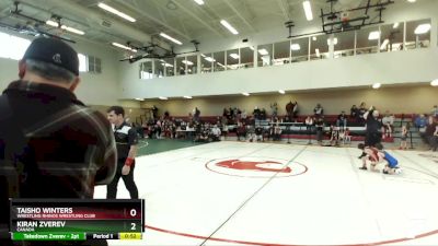 56 lbs Quarterfinal - Kiran Zverev, Canada vs Taisho Winters, Wrestling Rhinos Wrestling Club