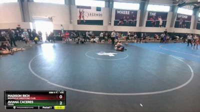 126 lbs 1st Place Match - Madison Rich, Righteous Wrestling Club vs Aviana Caceres, Texas