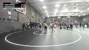 113 lbs Champ. Round 1 - Travis Ridenour, Liberty (Madera) vs Cristian Bustos, Reedley