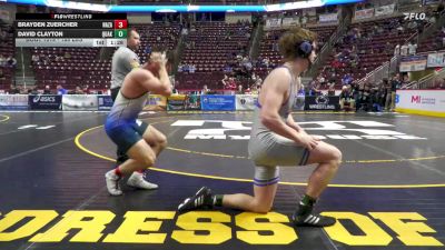 189 lbs First Round - Brayden Zuercher, Nazareth Area vs David Clayton, Quakertown