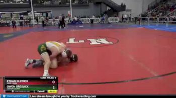 126 lbs Cons. Round 2 - Ethan Elswick, Deep Creek vs Owen Greslick, Louisa County